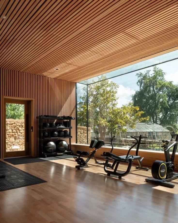 A personal gym room