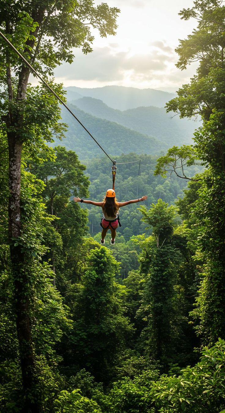 ziplining
